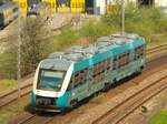 Arriva Lint 41 II AR 2040 hier kurz vor der Einfahrt in den Bhf Aarhus wurde wenige Monate vor dieser Aufnahme erst in Dienst gestellt und löste mit weiteren neuen Triebwagen die betagte Baureihe