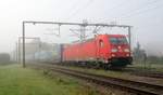 DBCSC 185 321-4 mit dem Walter KLV bei der Einfahrt in Padborg/DK 24.08.2019 