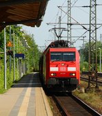 EG 3103 mit dem 44736 durchfährt hier Schleswig.