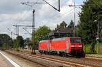 EG 3105 und 3107 als starkes Doppel auf dem Weg nach Dänemark.