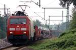 DSB EG 3103 rumpelt hier schön langsam durch Schleswig Richtung Dänemark.