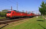 DBCSC EG 3112 und DSB EB 3241 im Bhf Pattburg/DK am 12.05.2023