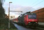 DSB EA 3015  Nielsine Nielsen  mit IR Einfahrt Pattburg 24.12.2000   M.S/D.S