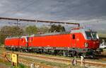 DSB EB 3229 + EB 3230 warten auf ihre Weiterfahrt nach Kopenhagen Pattburg/Padborg 30.04.2022