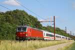 DSB EB 3242 mit IC nach Kopenhagen aufgenommen in Farhus/DK 23.06.2023 MS/DS