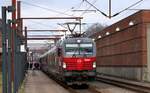 DSB Litra EB 3242 mit EC nach Hamburg aufgenommen im Bhf Pattburg/DK.