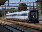 DSB ER 20/2125 kam aus Richtung Kopenhagen nach Fredericia gefahren und verlässt hier den Bahnhof Richtung Abstellgruppe.