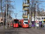 HTM Strassenbahn 3126 und 4014 Buitenhof, Den Haag d18-03-2025.

HTM tram 3126 en 4014 Buitenhof, Den Haag d18-03-2025.