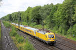 182 536 u. am Zugende 182 524 werden gleich  Halt  machen im Tostedter Bahnhof. Datum: 22.07.2026