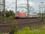 101 068 erreicht am 13.08.14 mit einem InterCity Göttingen.