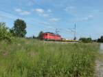 140 070 (91 80 6140 070-4 D-EBM) von EBM Cargo durchfhrt am 3.6.13 Langenfeld-Richrath.