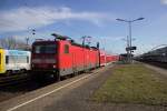 Die 143er auf der nordrhein-westfälischen RB27 standen am 25.02.