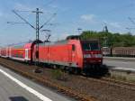 146 007 verlsst den Gelsenkirchener Hauptbahnhof.