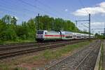 Von Sachsen an die Nordsee ist dieser IC mit 146 574 an der Spitze unterwegs.