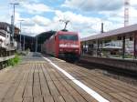 152 141 durchfhrt am 19.08.2010 den Bonner Hauptbahnhof.