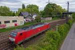 189 052 fhrt als Leerfahrt in Oberhausen-Osterfeld ein.