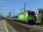 Flixtrain nach Köln am 4.9.19 bei der Durchfahrt in Oberbilk.