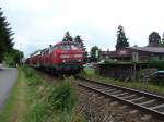 Am 10.07.2009 verlsst 218 438 den Bahnhof Nonnenhorn und damit den Freistatt Bayern.