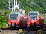 Im Abstellbereich des Bahnhofes stehen am 25.5.14.