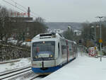 S28 nach Kaarster See bei der Durchfahrt in Sonnborn.