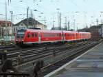 612 011 und 612 010 fahren am 7.1.14 in Hannover HBF ein.