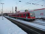 628 535 fhrt am 03.02.2010 aus dem Bahnhof Wuppertal-Oberbarmen aus.