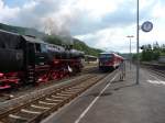 628 529 fhrt neben 52 6106 in Gerolstein ein. 10.08.2011