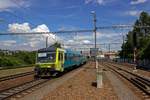 845 101, der einst als 628 286 durch Deutschland fuhr verlsst am 21.06.19 Praha-Holeovice.