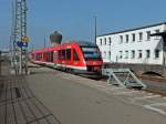 Etwas abseits vom restlichen Geschehen wartete 648 254 am 11.3.2014 als RB nach Bodenfelde in Nordhausen auf seine Abfahrt.