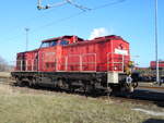 298 303 hatte,am 24.Februar 2019,im Bw Rostock Seehafen Sonntagsruhe.