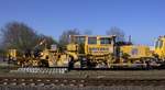 Spitzke Schotterplaniermaschine SSP 110 SW 9980 9425 017-7, Husum-Nord 05.04.2020