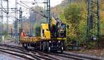 CAT M323F  1428  der VE-Log mit Wiebe Res Wagen. HH-Harburg 29.10.2022