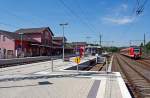   Der Bahnhof Au (Sieg) am 19.07.2014.