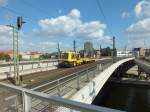 Auf der Stadtbahn ist im Moment Baustelle.