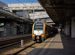 Auf dem Weg nach Ludwigsfelde hat 445 108 der ODEG einen Zwischenhalt in Berlin-Sdkreuz eingelegt und setzt sich nun fr den letzten Teil seiner Reise in die sdlichen Vororte der Hauptstadt in