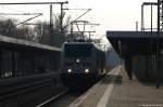 146 553-3 DB Fernverkehr AG mit der Wagenlok 146 570-7, bei der Durchfahrt im Brandenburger Hbf und fuhr weiter in Richtung Werder(Havel).