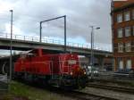 261 047 am 15.4.14 mit einer Übergabe aus Ebeleben in Erfurt Nord.