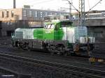 DE 18 von VOSSLOH war abgestellt beim bf hh-harburg,23.12.13