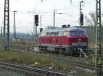 Auf einem Abstellgleis in Hamm steht die Railsystems RP 215 001 am 21.3.2017.