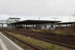 Bahnhof Puttgarden am Morgen des 28.12.2018