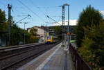 Der Verbrennungstriebwagen VT 507 (95 80 1648 107-8 D-HEB / 95 80 1648 607-7 D-HEB), ein Alstom Coradia LINT 41 der neuen Generation, der HLB (Hessische Landesbahn GmbH), als RB 90  Westerwald-Sieg-Bahn“  (Siegen – Betzdorf – Au/Sieg – Altenkirchen/Ww), am 28 September 2024 beim Halt om Bahnhof Kirchen/Sieg. 

Der Alstom Coradia LINT 41 wurde 2015 von Alstom in Salzgitter unter der Fabriknummer D041418-007 gebaut und an die HLB (BW Siegen) geliefert. Das Abnahmedatum war der 14.07.2015. Am 23. Dezember 2022 wurde der Triebzug durch einen Felssturz bei Herdorf (beim Hp Königsstollen) an einem End-Drehgestell beschädigt und entgleiste (mit diesem Drehgestell).