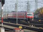 610 009 fhrt in den Nrnberger Hauptbahnhof ein.