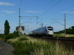 ICE und das alte Bahnhofsgebäude in Seebergen, 10.