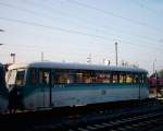 972 709-0 als RB von Stendal Richtung Tangermnde kurz vor der Ausfahrt im Bahnhof Stendal.(19.03.2003)es ist leider das einzige Ferkeltaxen Bild das ich in Stendal machen konnte.