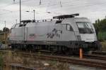 ES64 U2-100 ruhte sich friedlich am 27.08.2011 im Bahnhof Stendal aus.