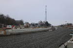 Baustelle Warnemünde am 25.01.2020