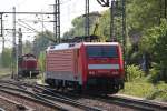 189 012-8 fuhr LZ nach Maschen fotografiert am 05.05.2011 bei der Durchfahrt im Bahnhof Hamburg-Harburg