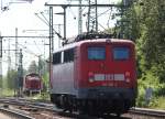 140 490-4 traf auch auf die West-V100 im Bahnhof Hamburg-Harburg(04.06.2011)