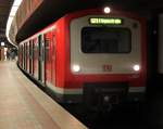 S 21 von Aumhle nach Hamburg Elbgaustr kurz nach der Ankunft in Hamburg Hbf (S-Bahn)Aufgenommen am 23.07.2011