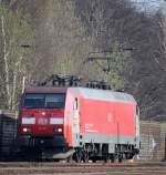 EG 3109 fuhr am 29.03.2014 als Leerfahrt durch Hamburg-Harburg.